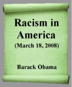 Cover Art for Racism in America:March 18, 2008