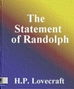 Cover Art for The Statement of Randolph