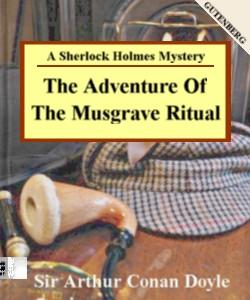 Cover Art for The Adventure of the Musgrave Ritual:...