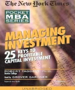 Cover Art for Managing Investment